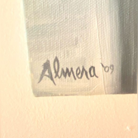 🖼️ORIGINAL PAINTING Signed by Artist- 20 X 10 - Art Canvas🖼️ - Picture 5 of 8